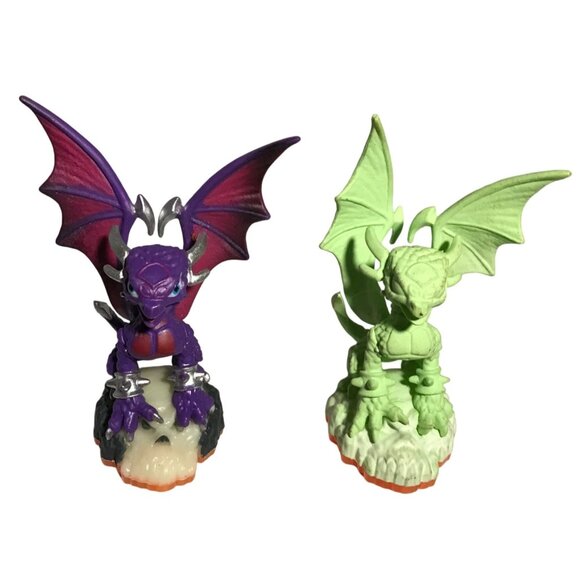 Skylanders Spyro & Cynder Action Figures Fan Collectibles Activision 2012 - Picture 1 of 5